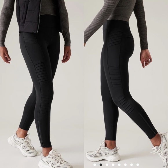 Athleta | Delancey Moto Tights - Picture 1 of 6